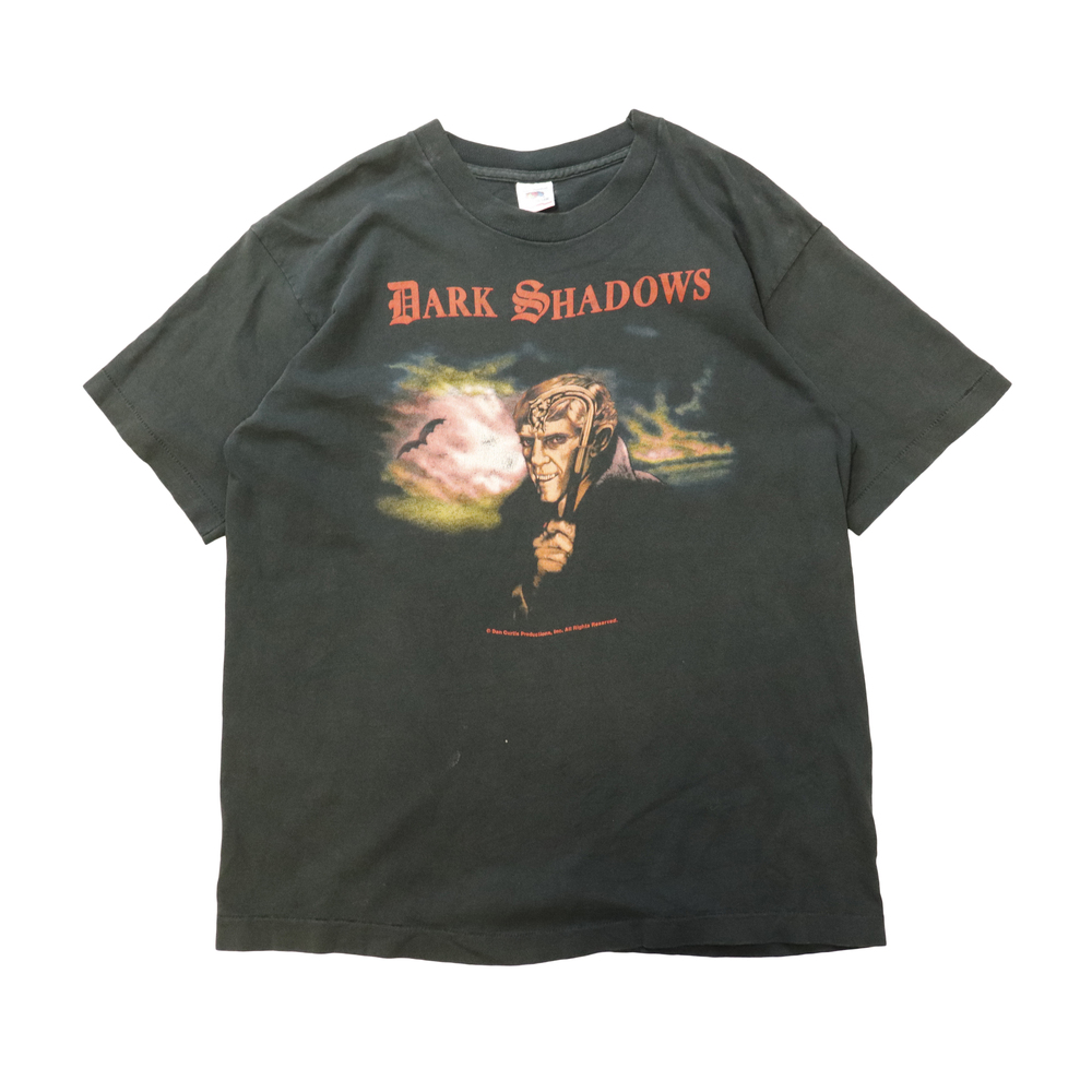 Vintage 90s Dark Shadows TV Show Promo Graphic T-Shirt Size L